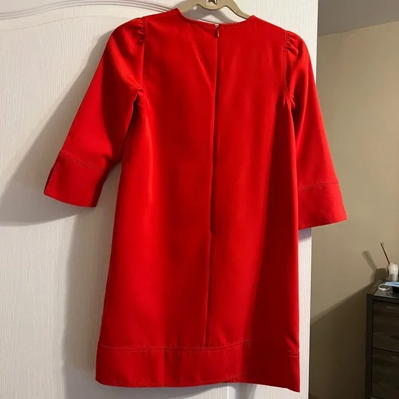 Loft Red 3/4 sleeve dress - 00P - Picture 2 of 3